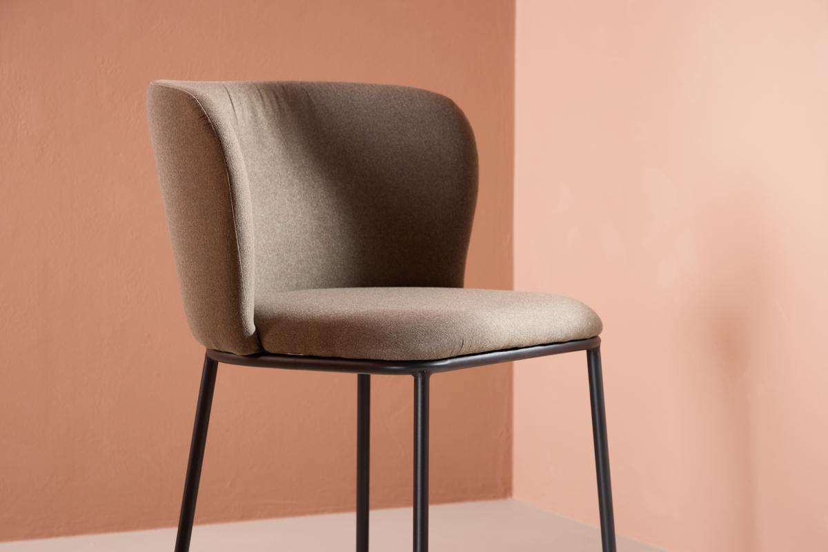 Silla 'Edina' - Marrón/Negro