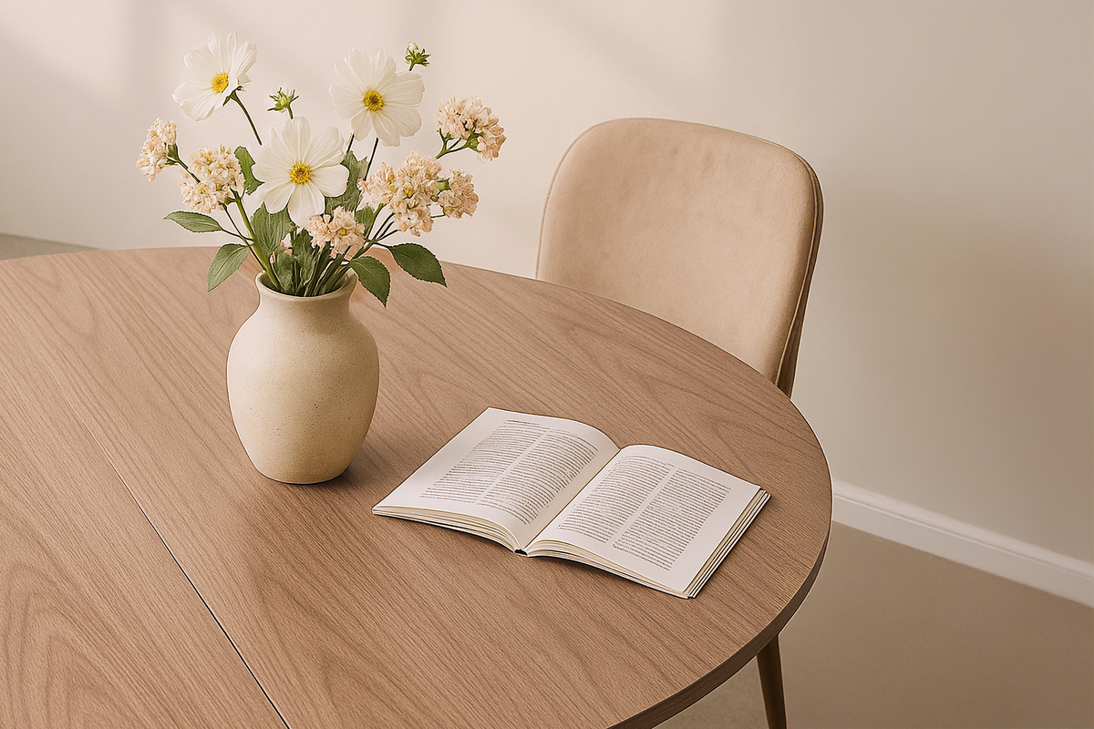 Mesa de comedor 'Calpe' Redonda 150cm - Natural