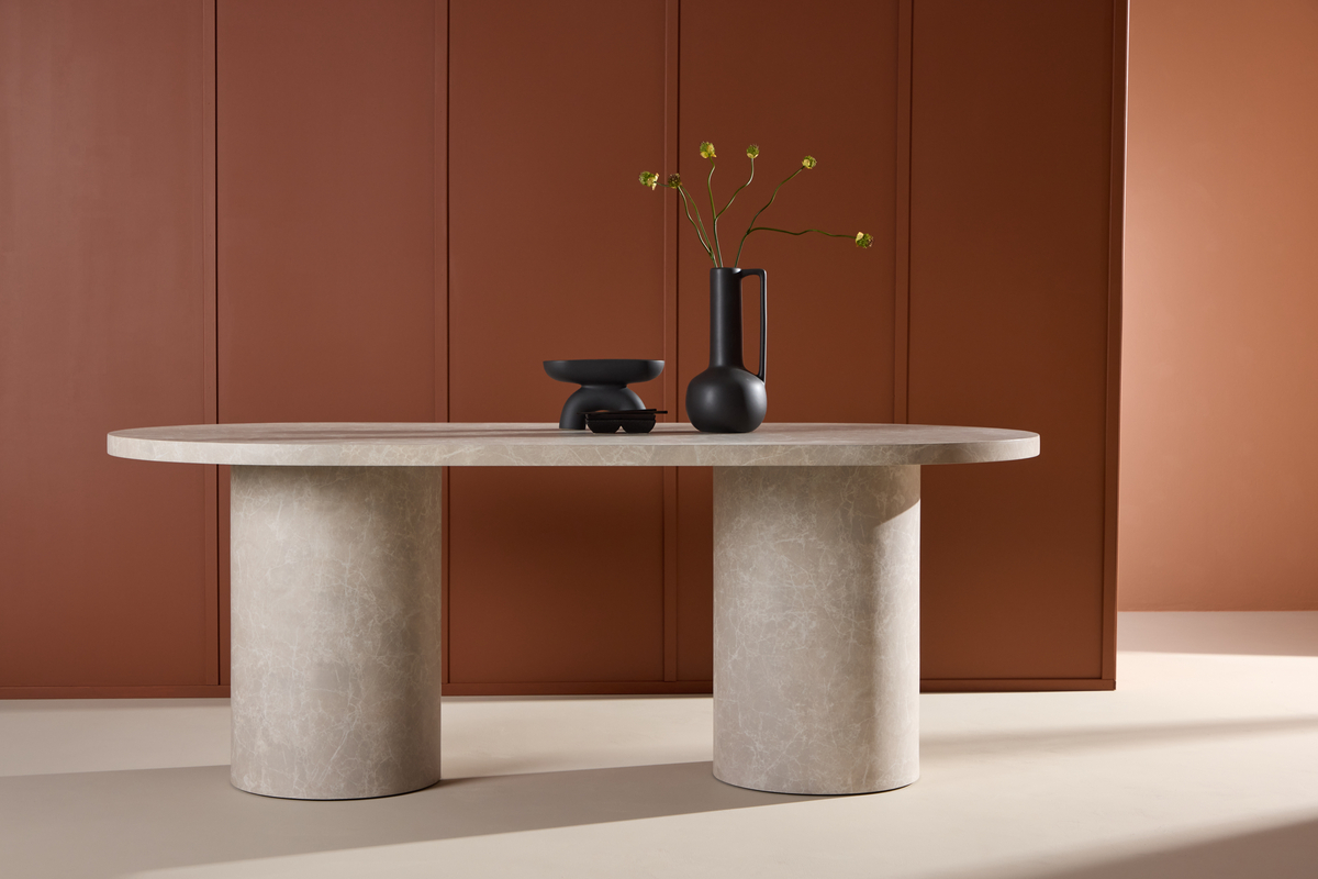 Mesa de comedor 'Narvik' 100x200cm - Beige