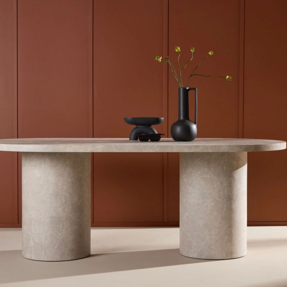 Mesa de comedor 'Narvik' 100x200cm - Beige