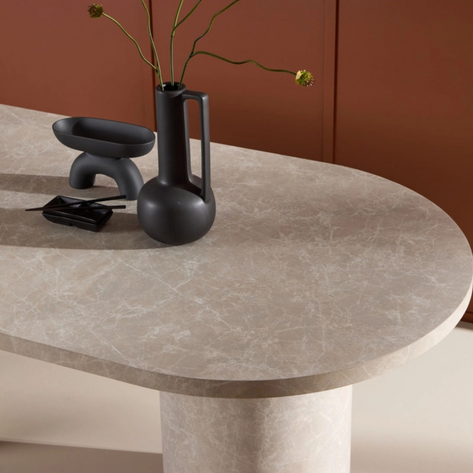 Mesa de comedor 'Narvik' 100x200cm - Beige