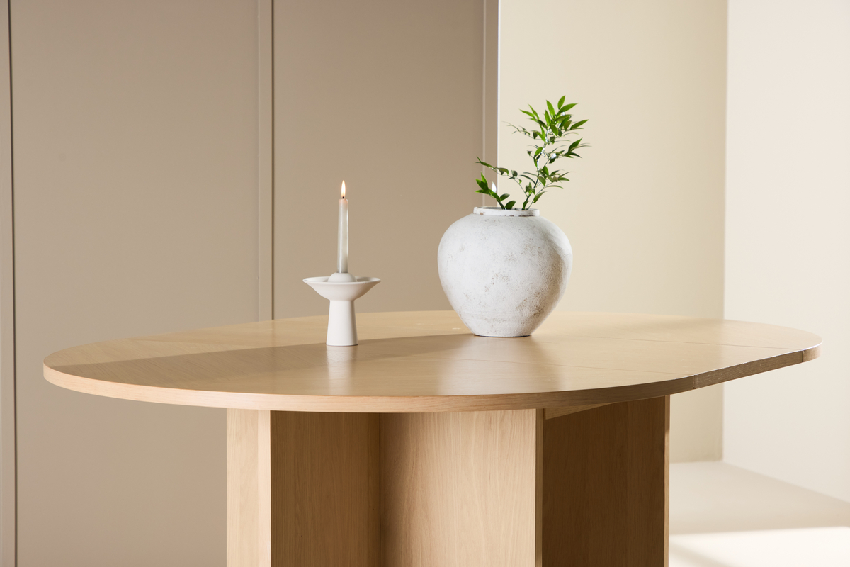 Mesa de comedor 'Strada' 170x74cm - Pigmentada blanca