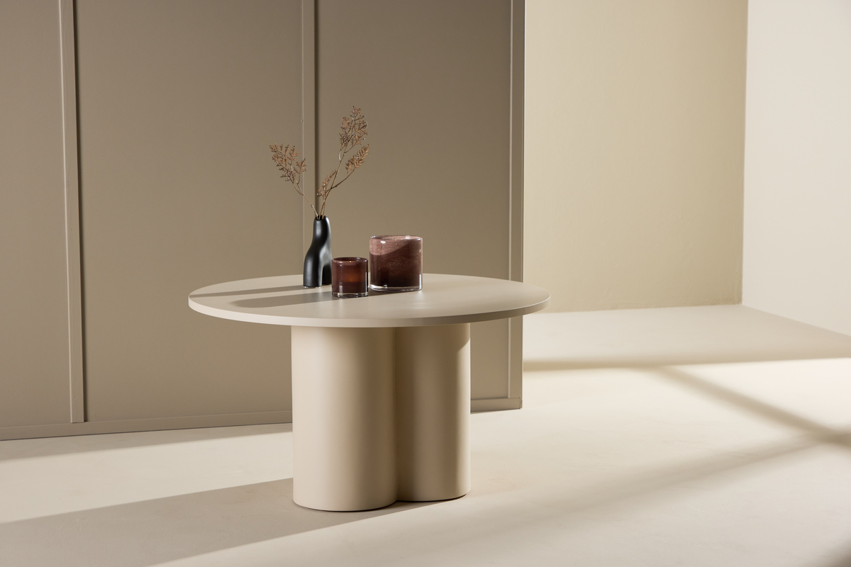 Mesa de centro 'Olivia' 80x45cm - Beige