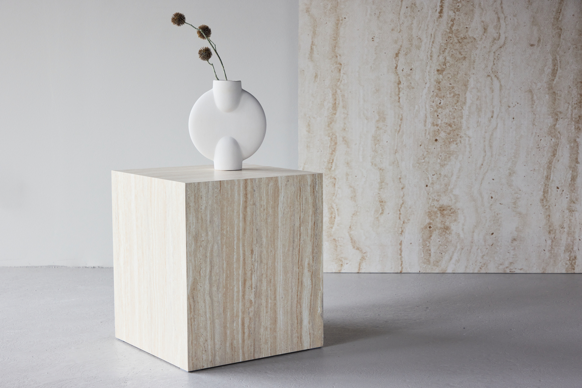 Mesa de centro 'Myrsjö' 40x40cm - Beige