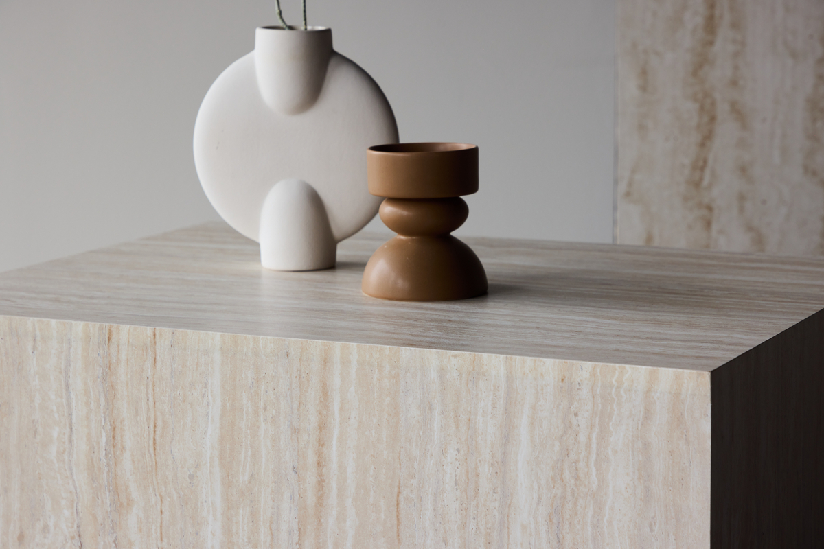 Mesa de centro 'Myrsjö' 80x60cm - Beige