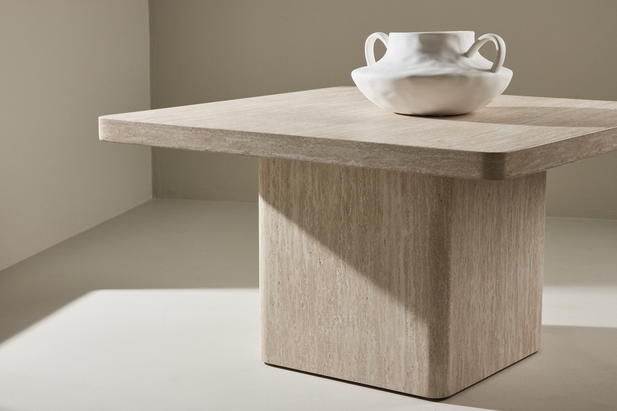Mesa de centro 'Qvart' 80x80cm - Beige