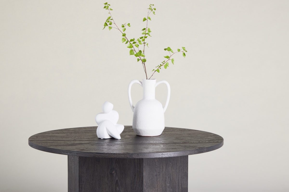 Mesa de centro 'Björkvik' Redonda 80cm - Negra