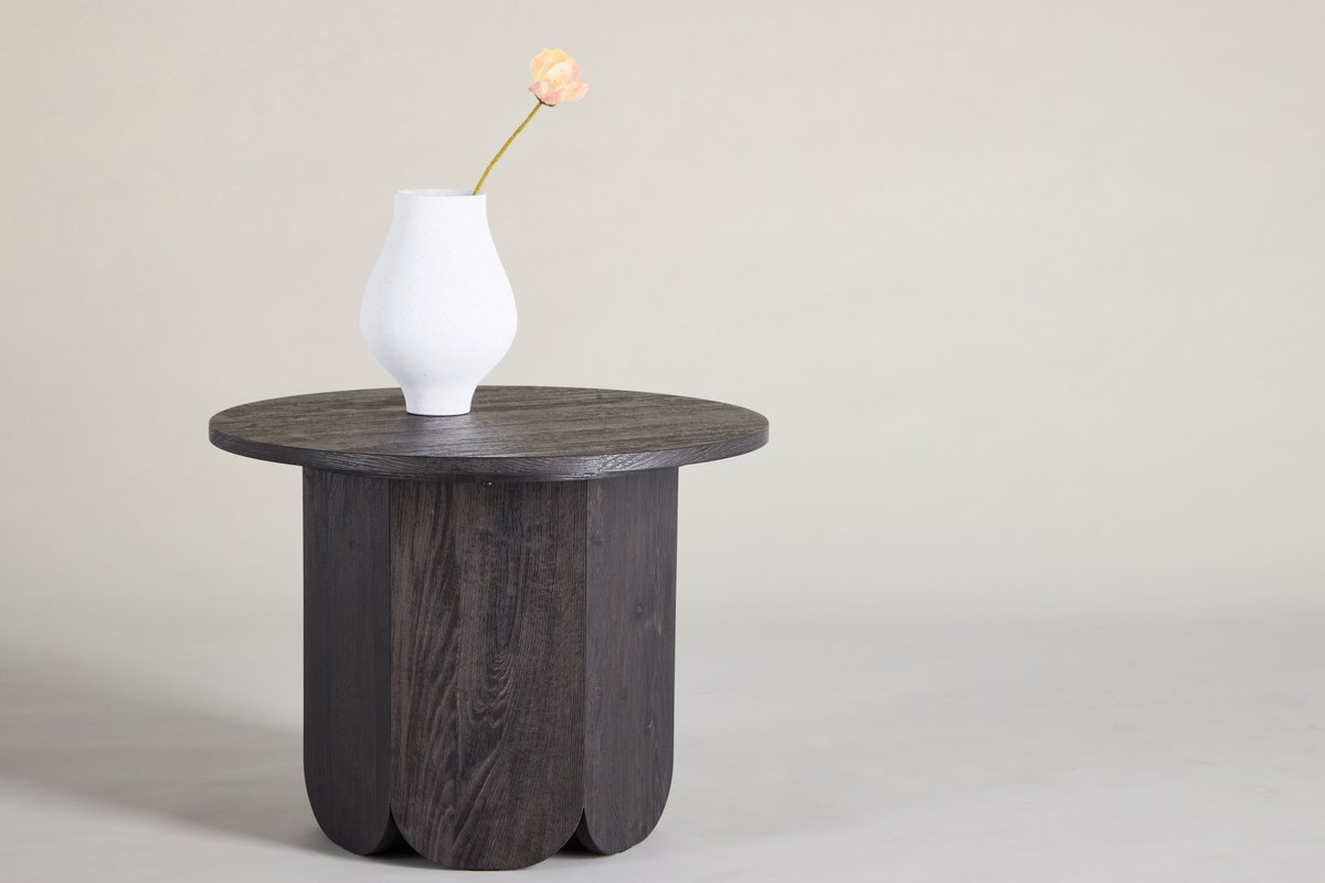 Mesa de centro 'Björkvik' Redonda 60cm - Negra