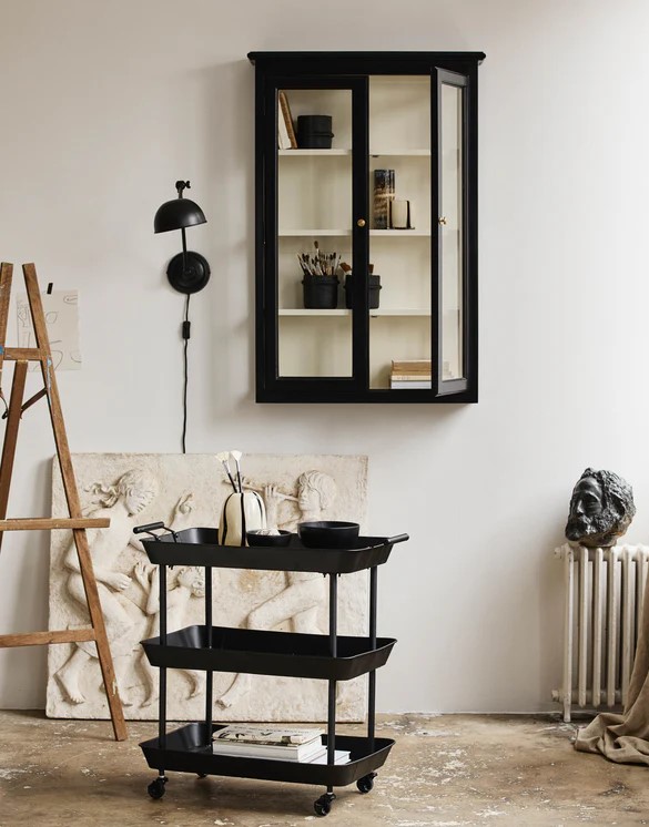 Carro 'Fulda' - Negro/Hierro