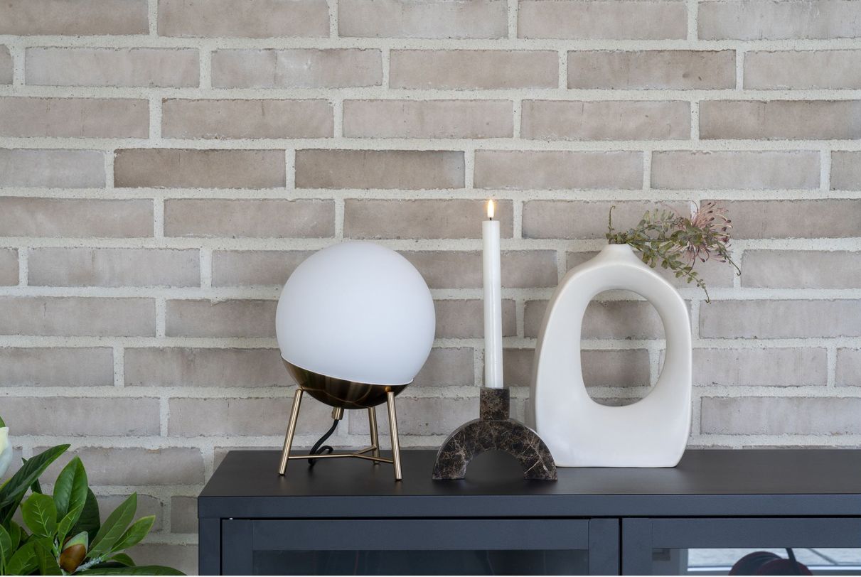 Lámpara de mesa 'Toreby' - Latón