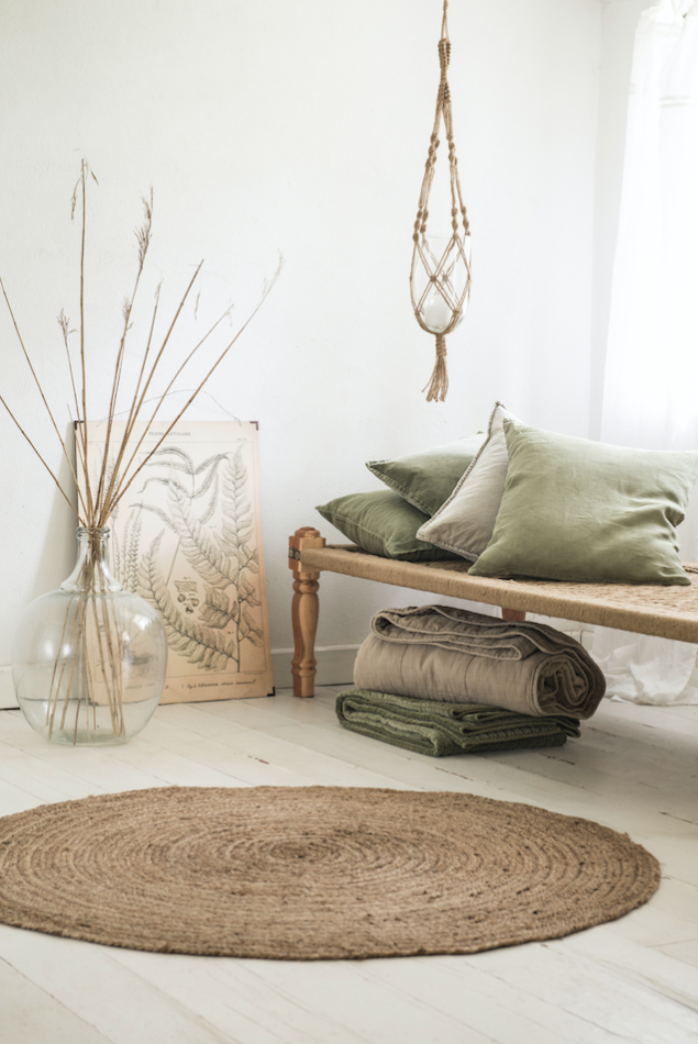 Alfombra 'Roma' 120cm - Yute