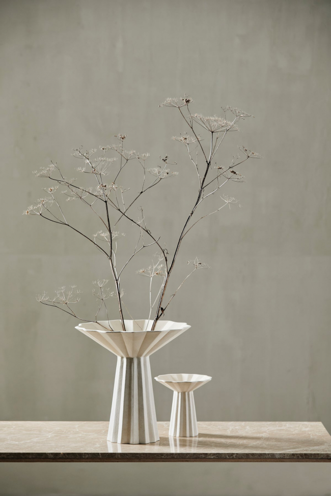 Jarrón 'Minu' L - Beige