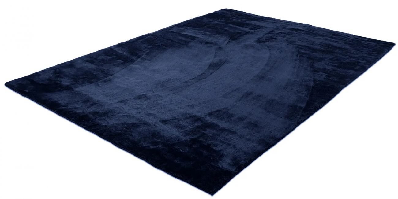 Alfombra 'Aranga Super Soft' 140x200cm - Azul oscuro