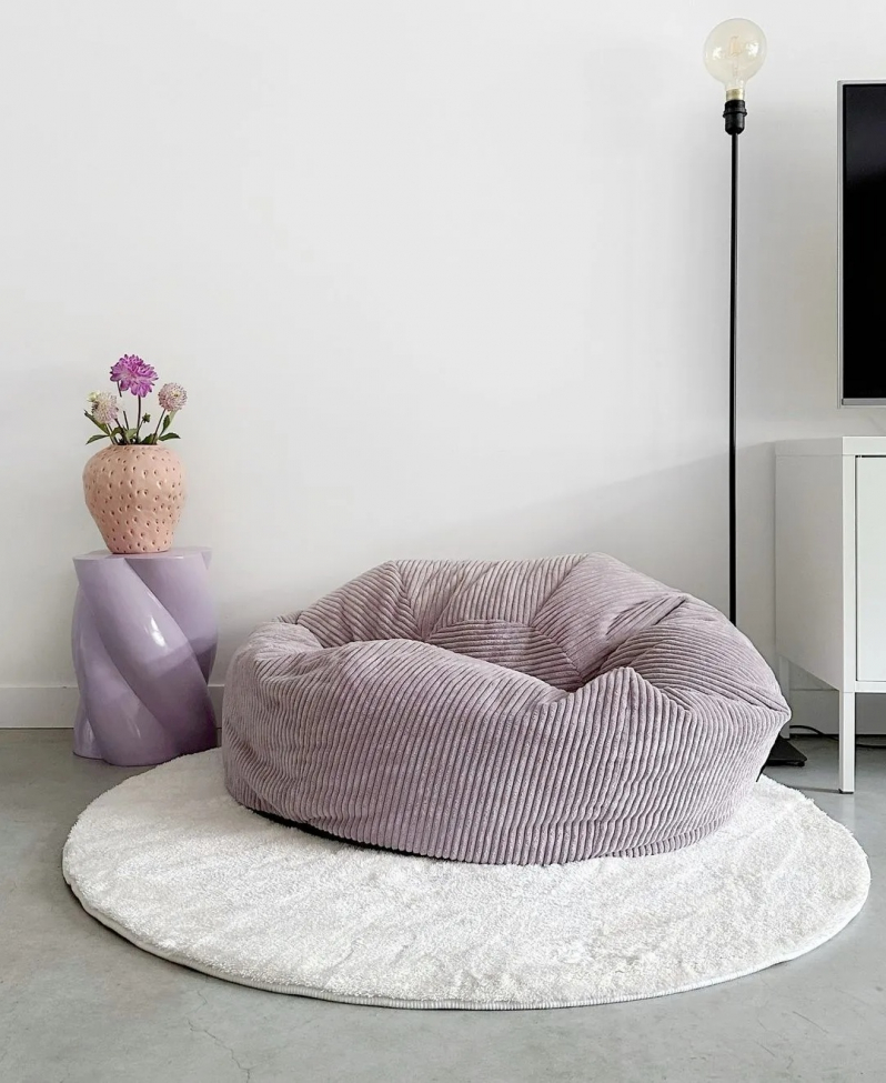 Alfombra redonda 'Aranga Super Soft' 183cm - Blanco