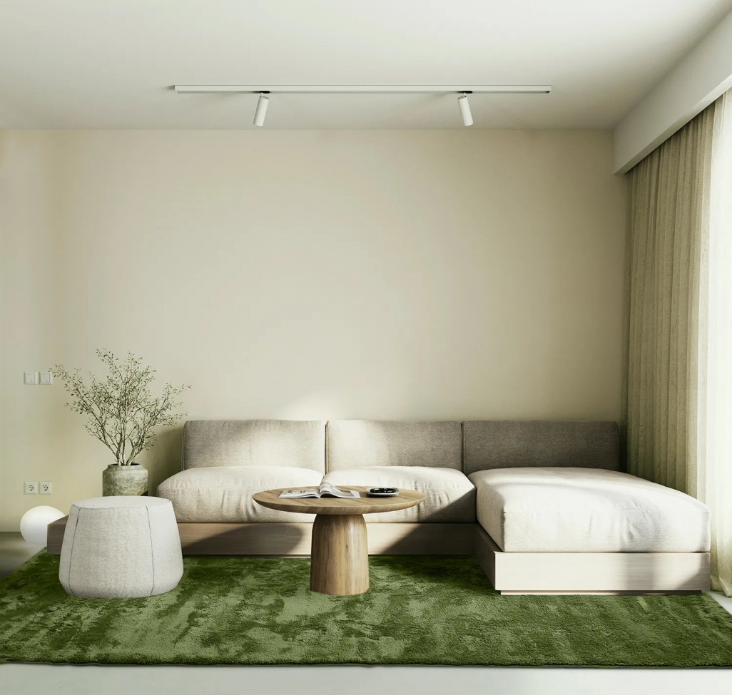 Alfombra 'Aranga Super Soft' 200x290cm - Oliva