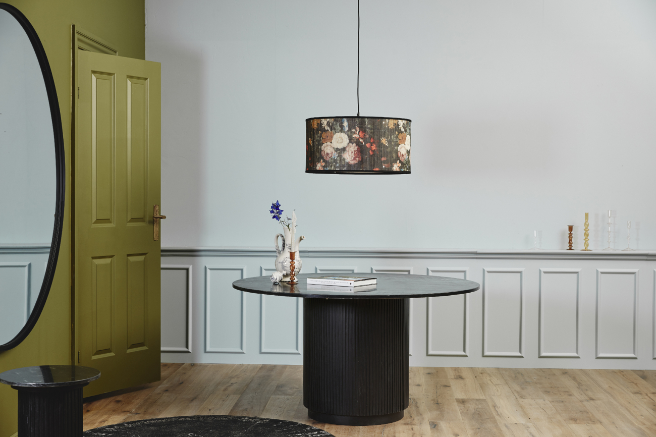 Mesa de centro 'Erie' Redonda 75cm - Mármol Negro