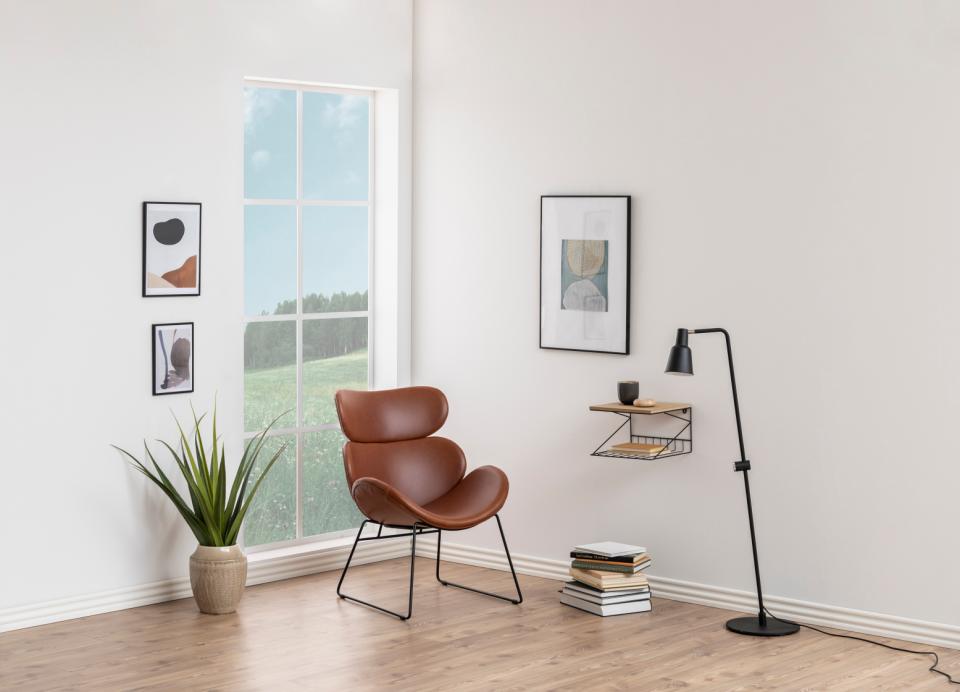 Sillón 'Hushum' 90cm - Marrón