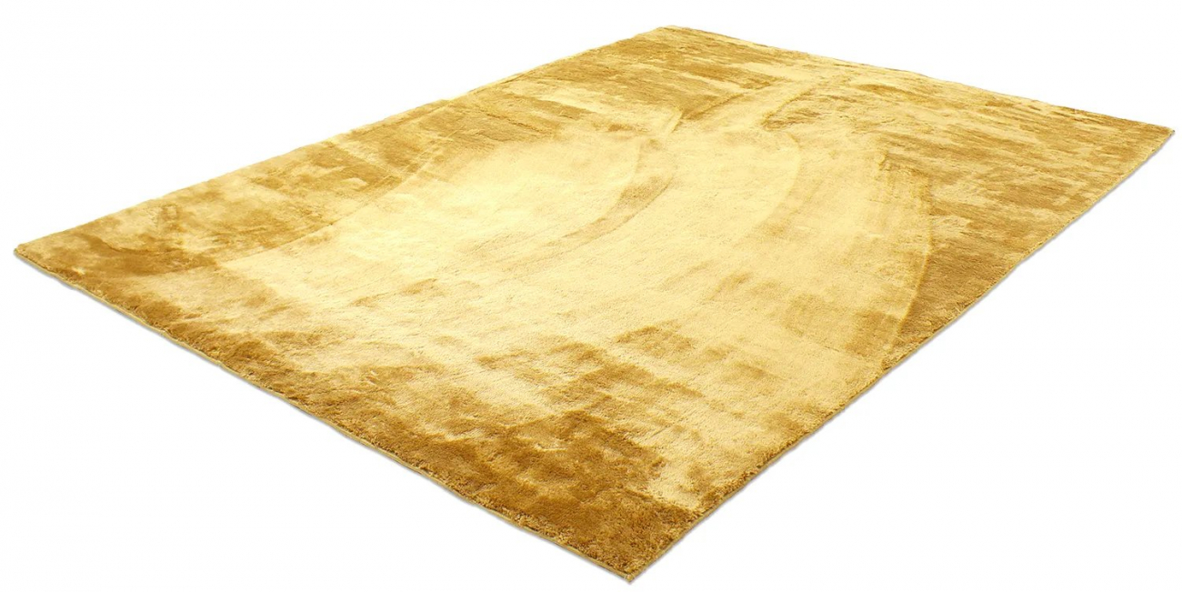 Alfombra de pelo 'Aranga Super Soft' 140x200cm - Amarillo