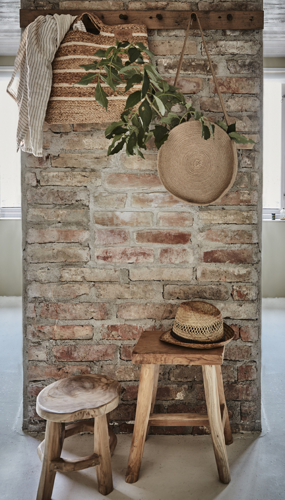 Taburete 'Palle' - Natural