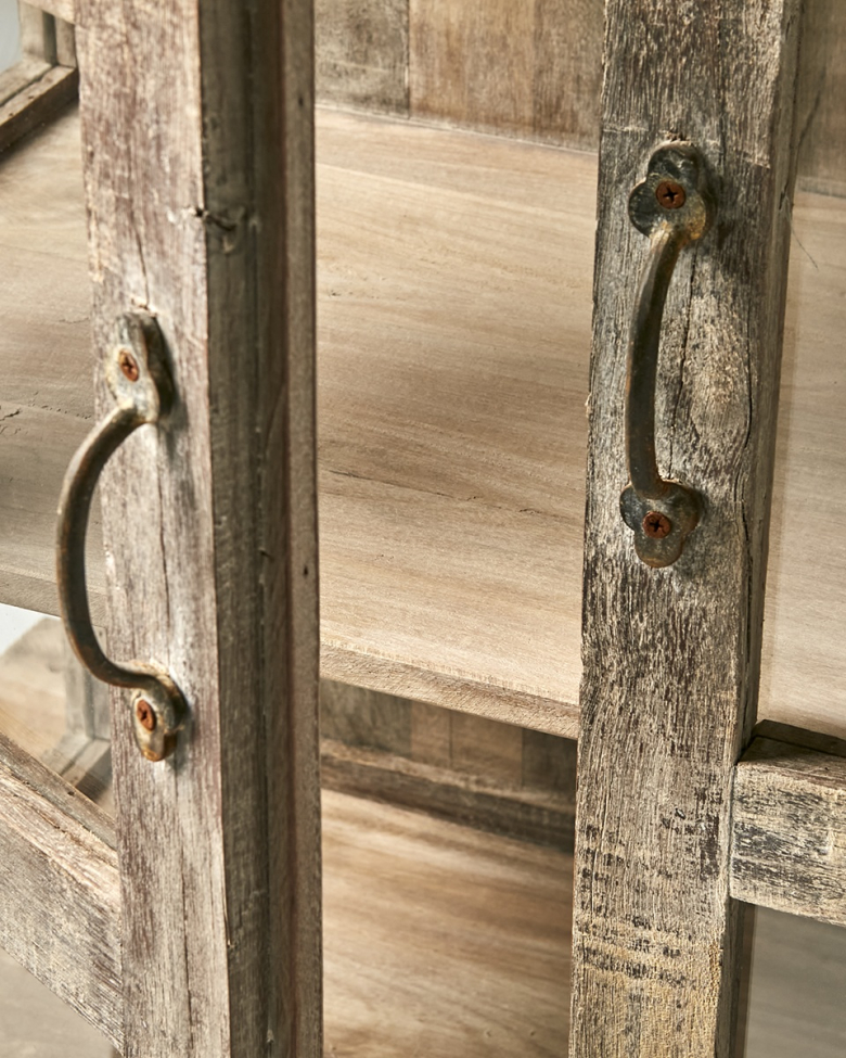 Vitrina 'Riko' 120cm - Madera reciclada