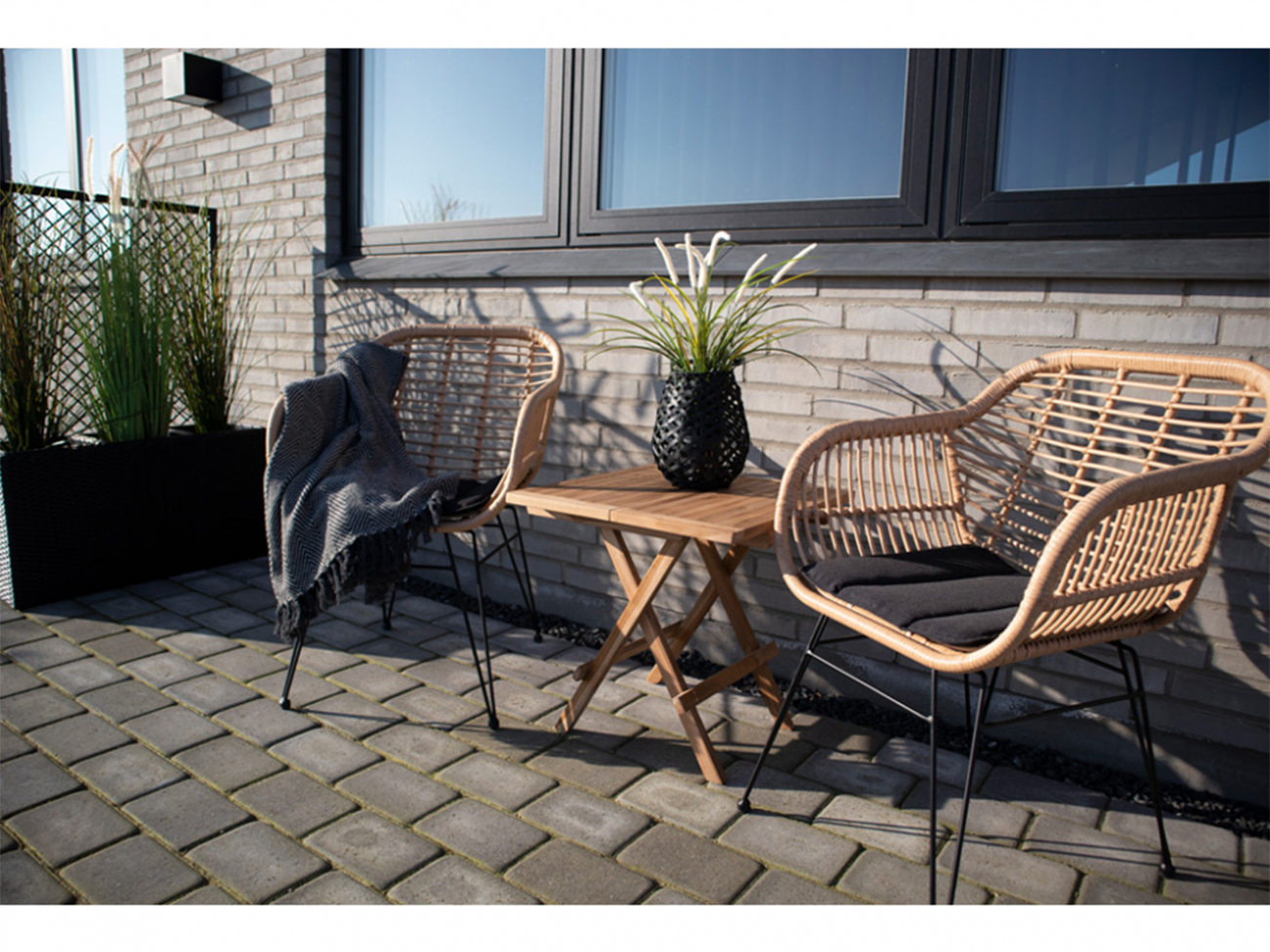 Mesa de café 'Bilbao' 50x50 - Natural