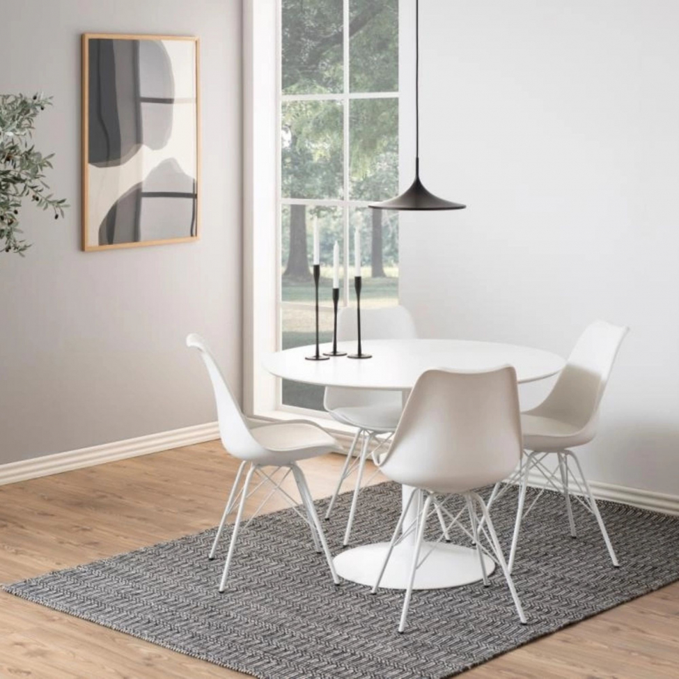 Silla 'Eris' - Blanco/Gris