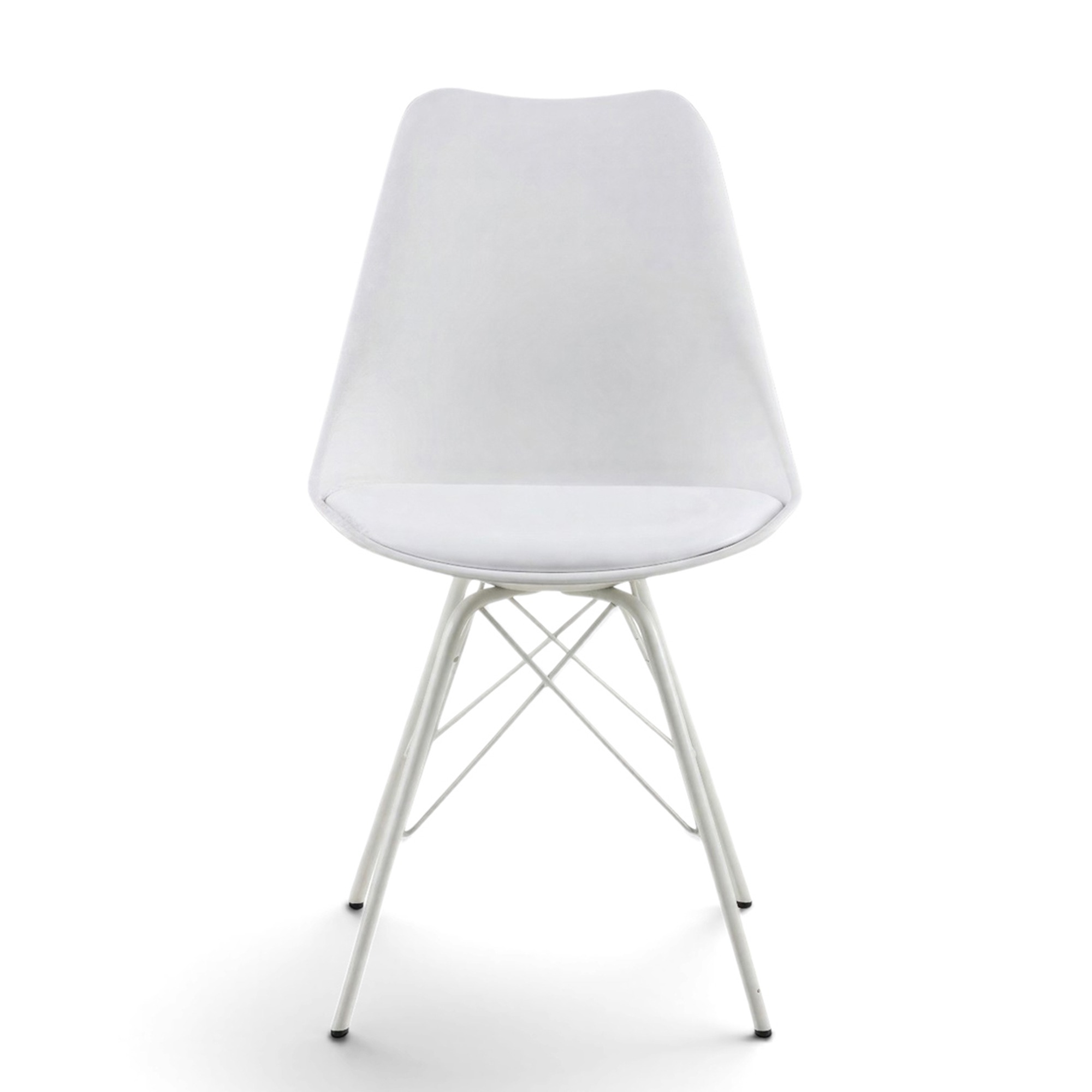 Silla 'Eris' - Blanco/Gris