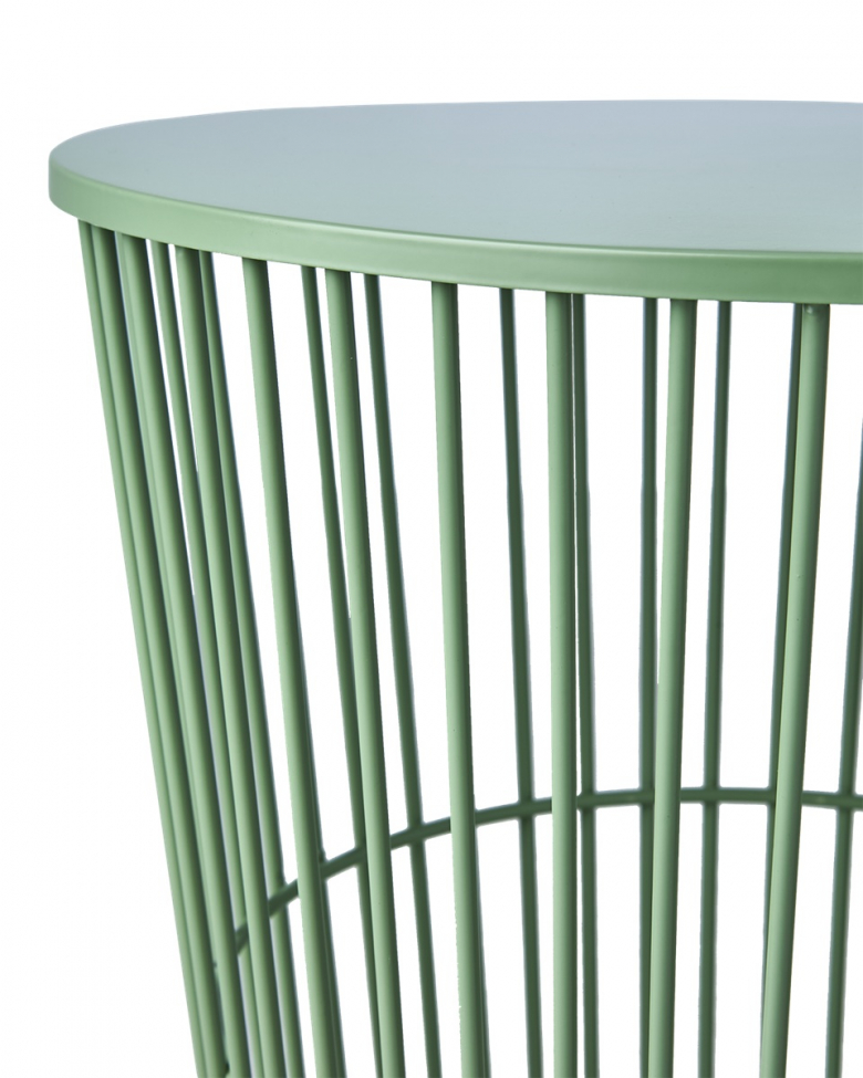 Mesa de café/cesta 'Marstrand' redonda 40cm - Verde