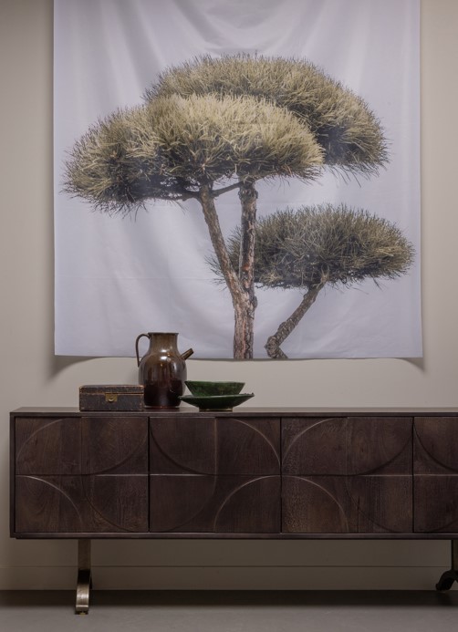 Mesa lateral 'Draw' - Madera de mango