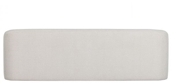 Sofá 'Sloping' - Blanco Perla