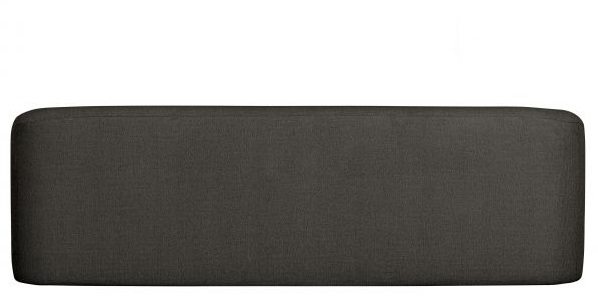 Sofá 'Sloping' - Gris/ Negro