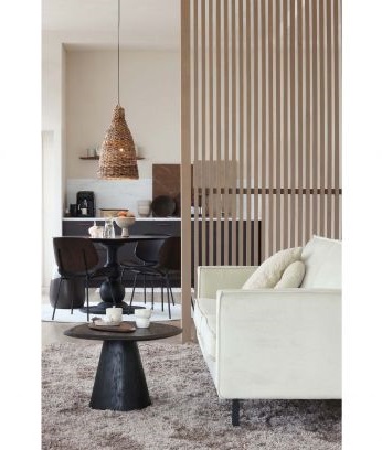 Mesa de centro 'Posture' Redonda 70cm - Negro