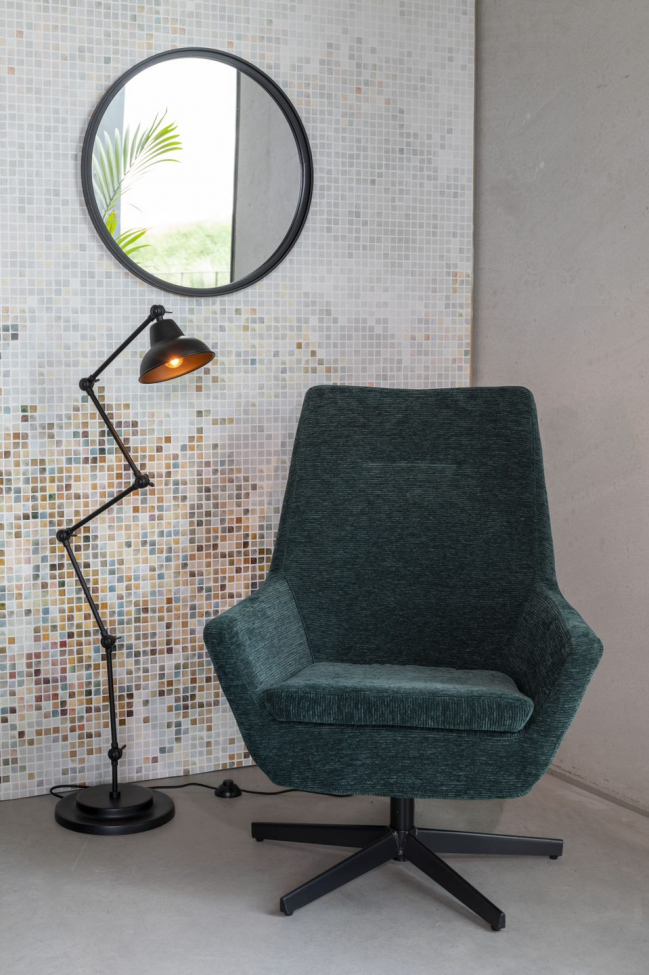 Espejo 'Matz' - Redondo Negro