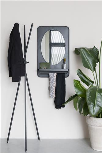 Espejo 'Pascal' M - Negro