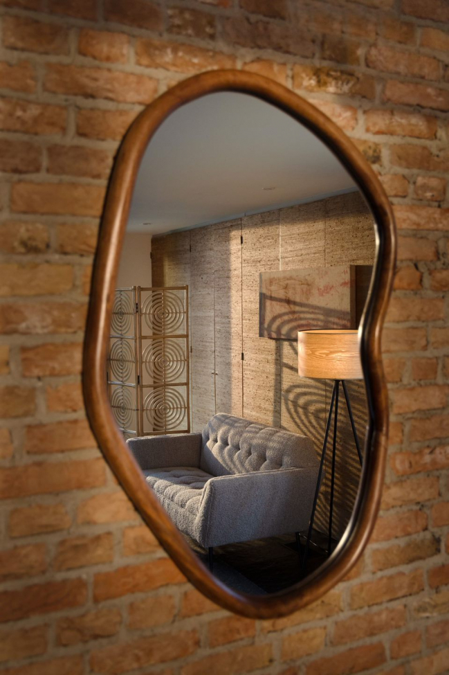 Espejo 'Ashley' - Nogal