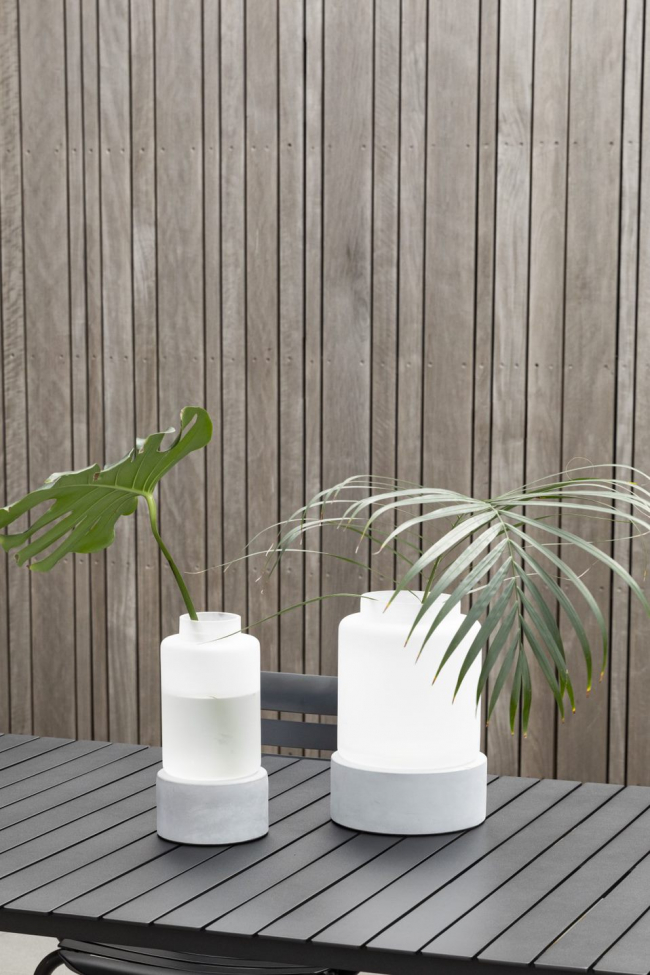 Jarrón 'Reina' L - Piedra