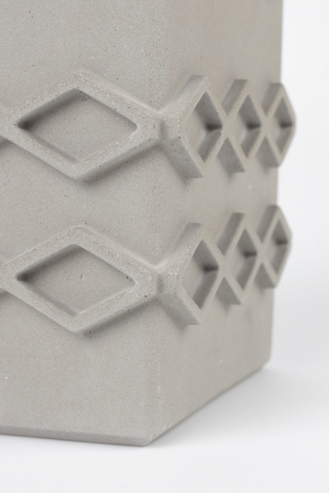 Jarrón 'Graphic Square' - Gris