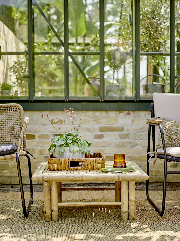 Sillón 'Mundo' - Natural/Gris