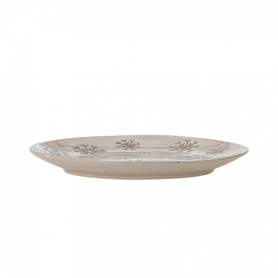 Plato de postre 'Snowie' pack de 4 Ø15,5 - Beige