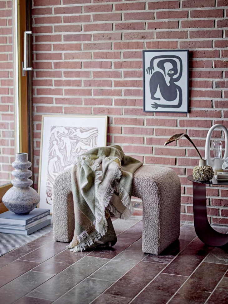 Taburete 'Bobbie' - Beige