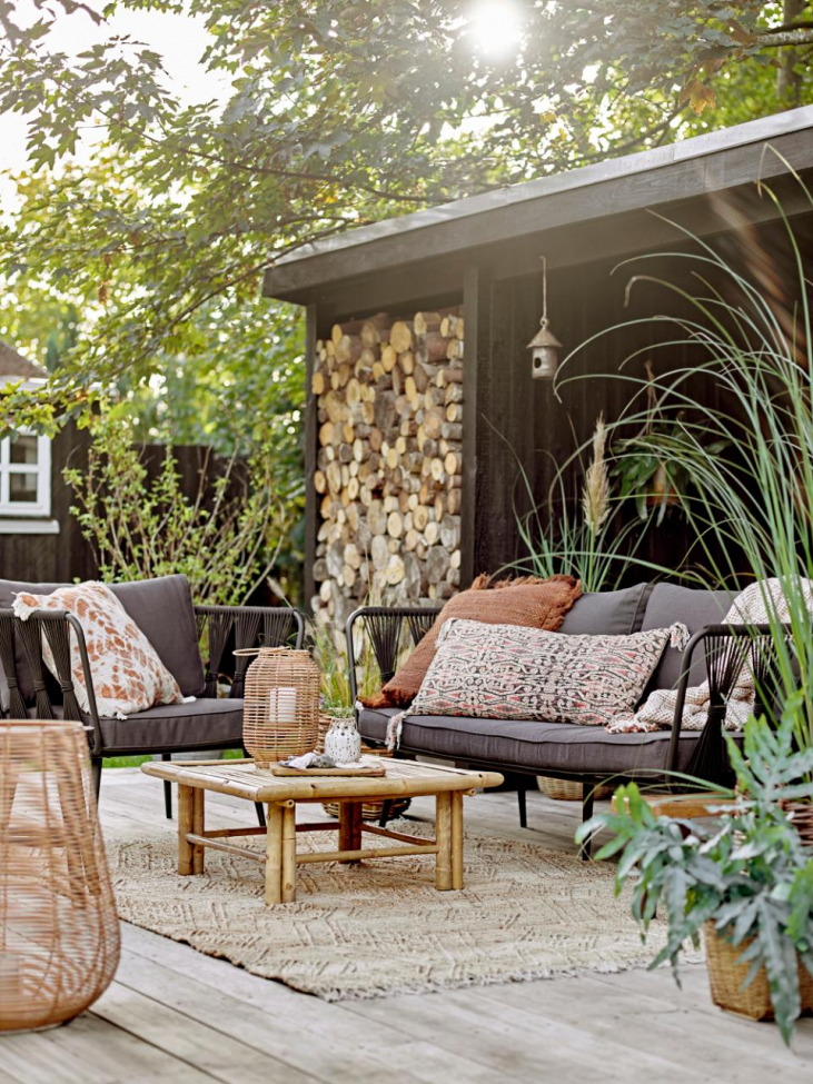 Sofá 'Pavone' - Negro