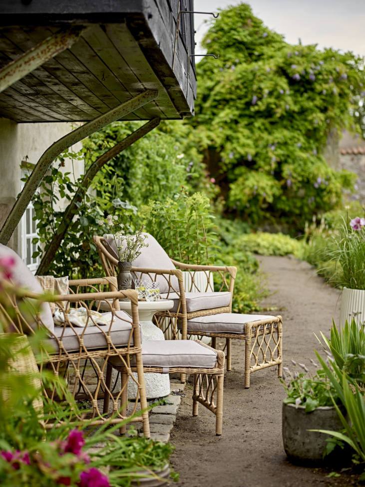 Sillón 'Belluce' – natural/ratán