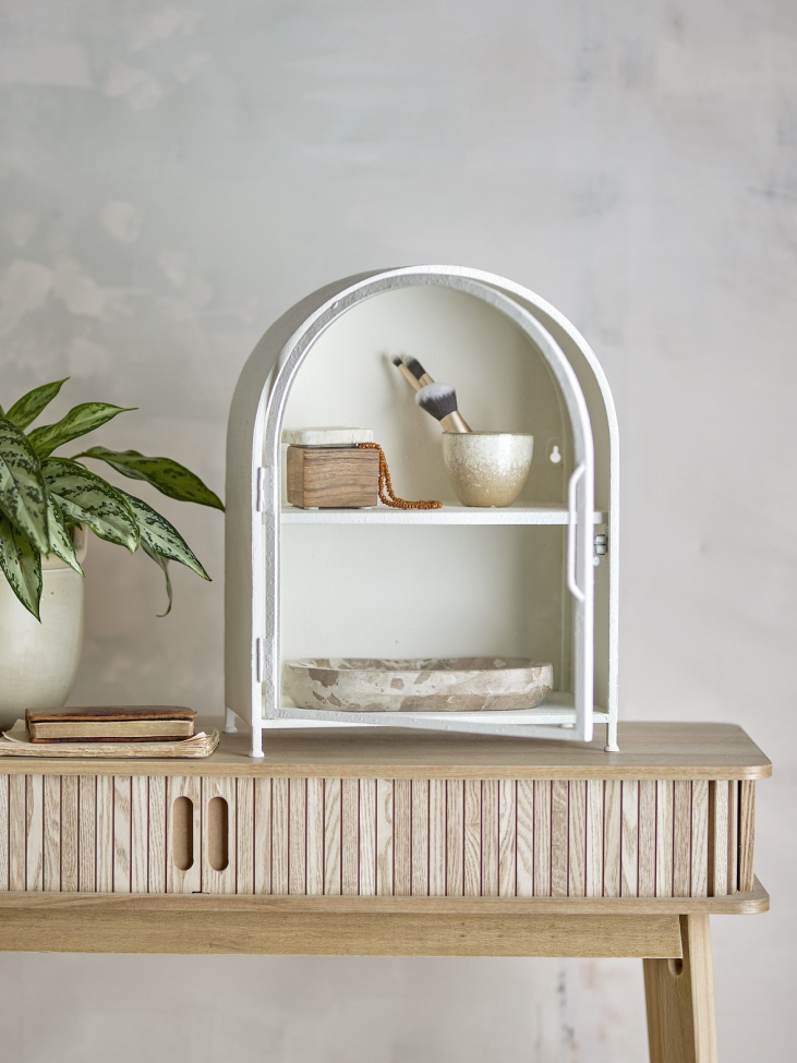 Armario 'Soria' – Blanco/Metal