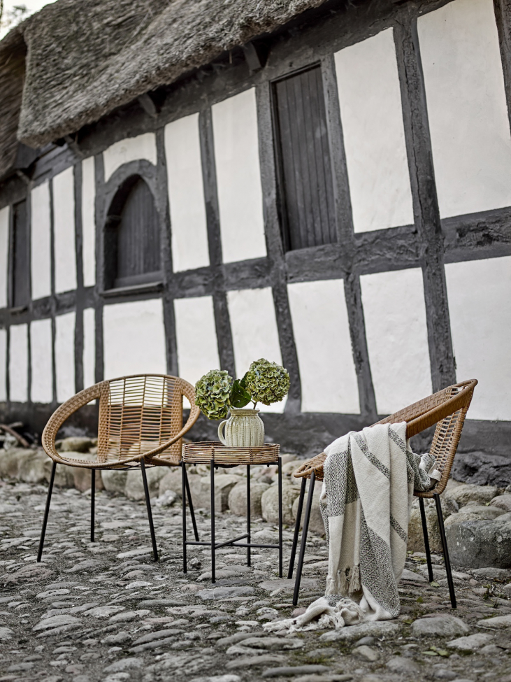 Conjunto de salón 'Dudine' - natural/ratán