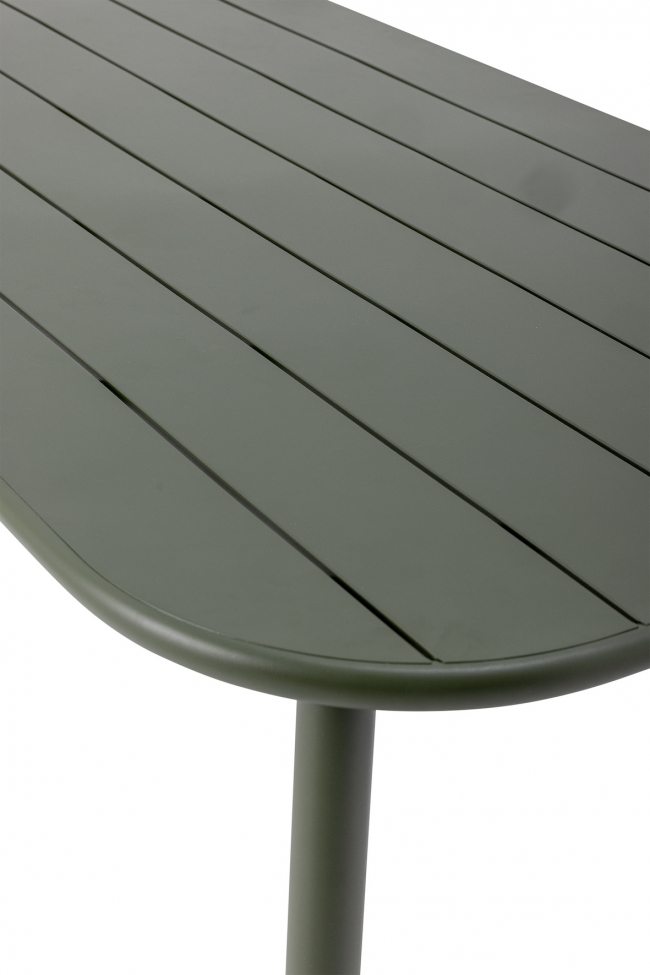 Mesa de jardín 'Calana' – Verde/Metal