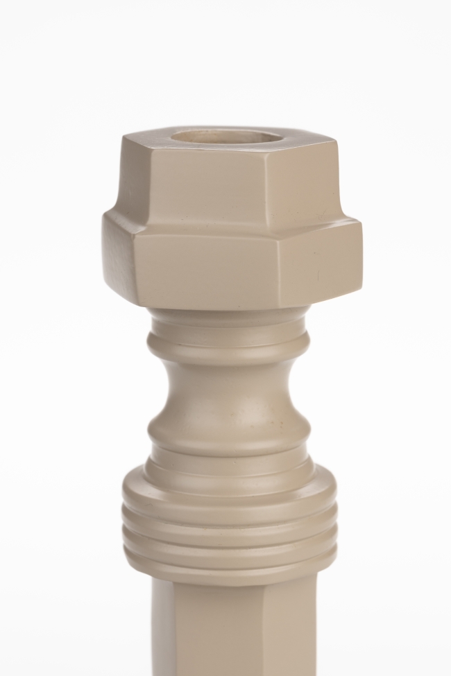 Portavelas 'Totem' - Beige