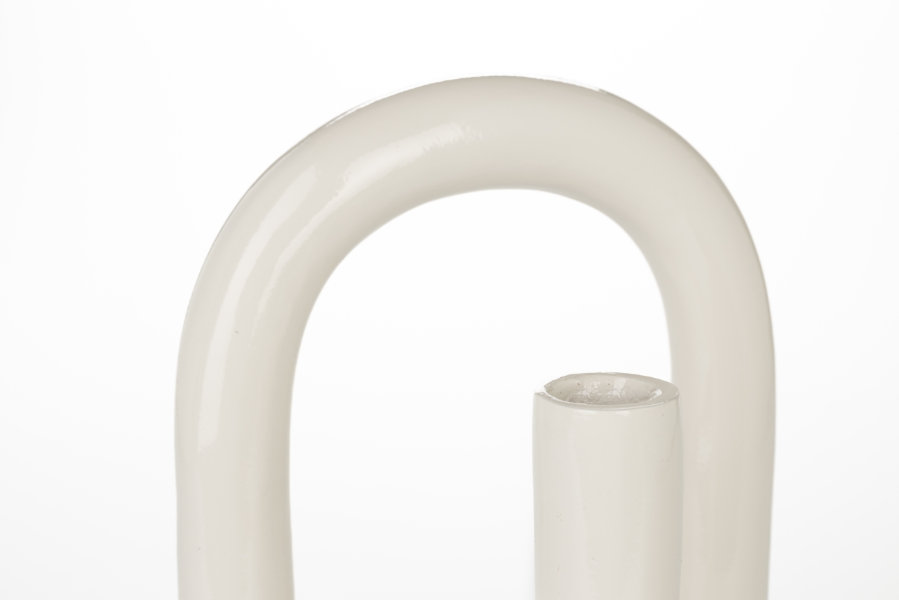 Portavelas 'Tubo' - Beige L