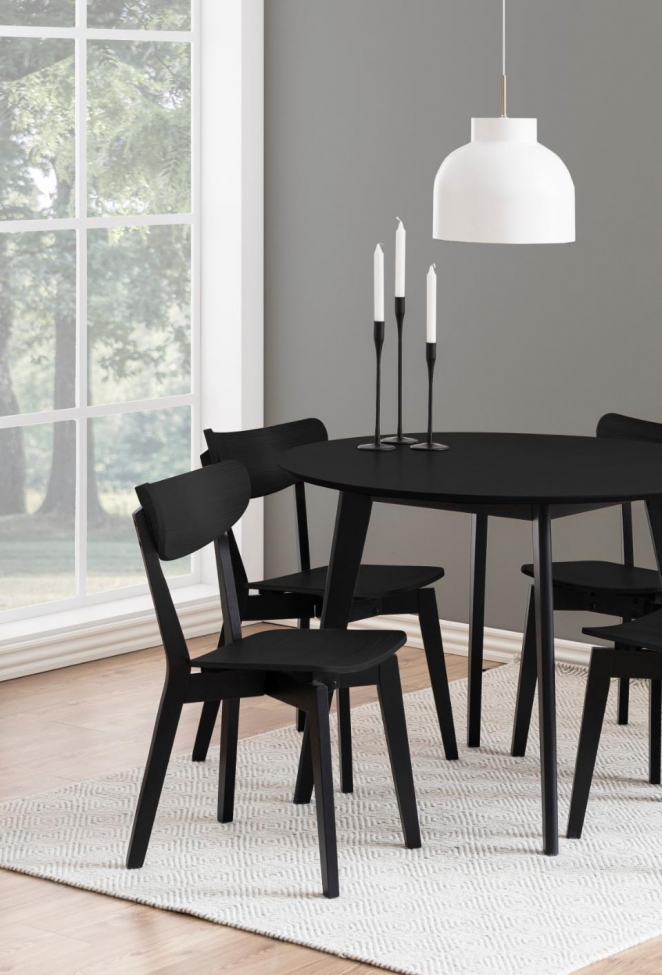 Mesa de comedor 'Ärsjö' Redonda 105cm - Negro