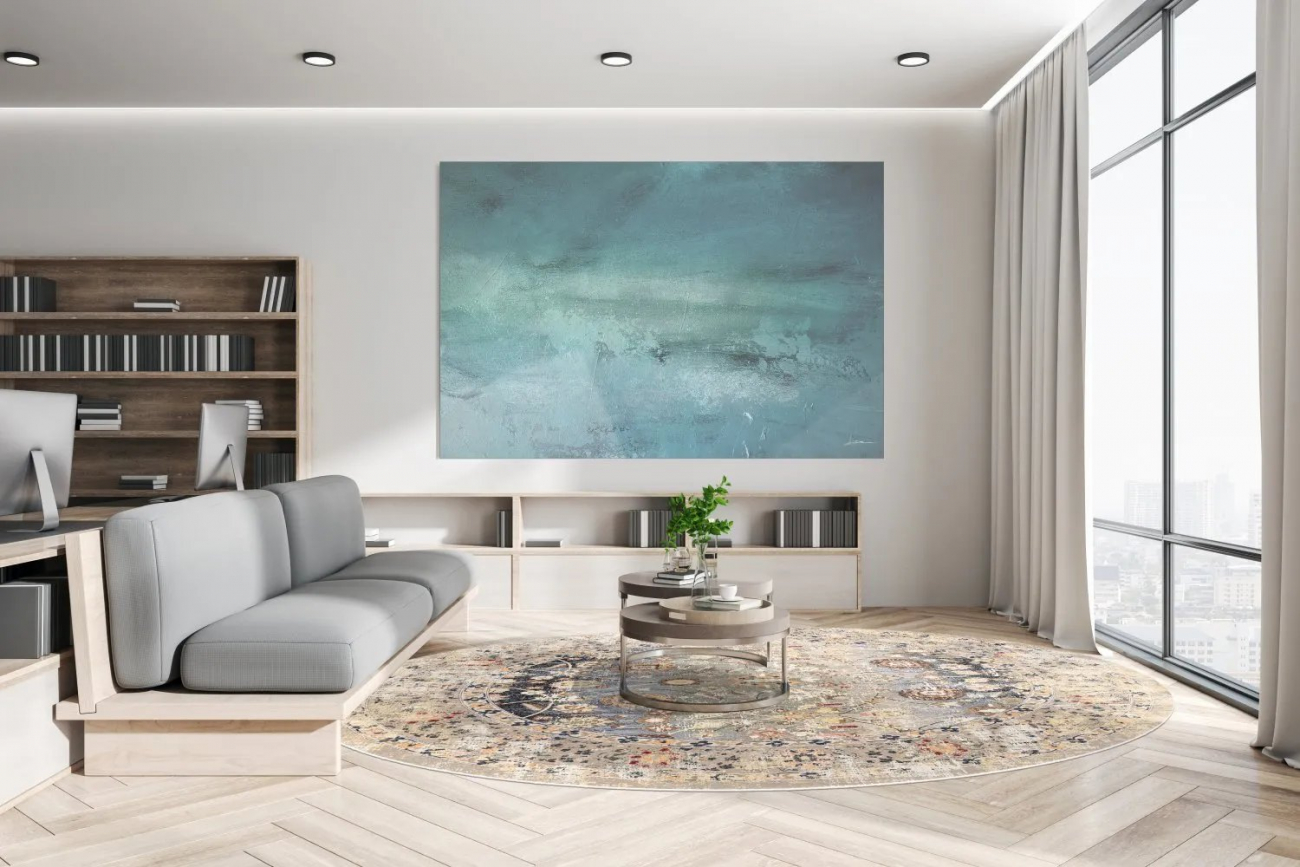 Alfombra redonda 'Bouhjar' 160cm - Beige/Multi