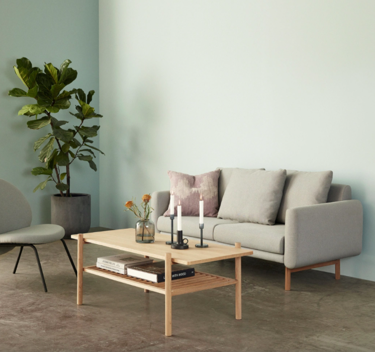 Mesa lateral 'Acorn' 57x120cm - Roble